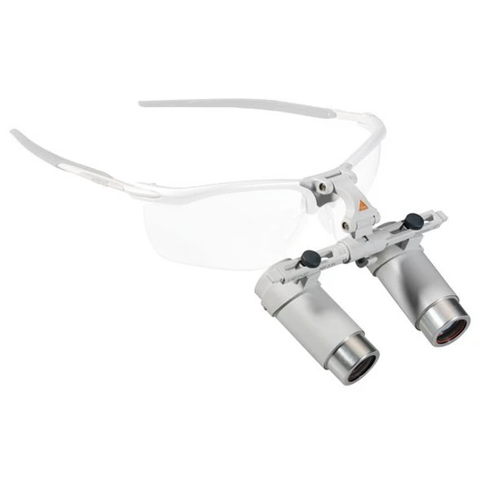 Heine HRP 6x 340mm Set A - набор: бинокулярные лупы, увеличение 6x, рабочее расстояние 340 мм, крепление i-View, на оправе S-Frame, с принадлежностями<span> (Германия)</span> — МедиМакс