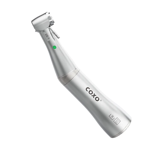 Coxo CX275-1A - угловой наконечник понижающий, 20:1, кнопочный зажим, макс. 2000 об/мин<span> (Китай)</span> — МедиМакс