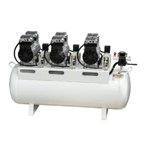 Mercury HK-6EW-90 (ND-300) - безмасляный компрессор для 4-х стоматологических установок, с ресивером 90 л (300 л/мин)<span> (Китай)</span>