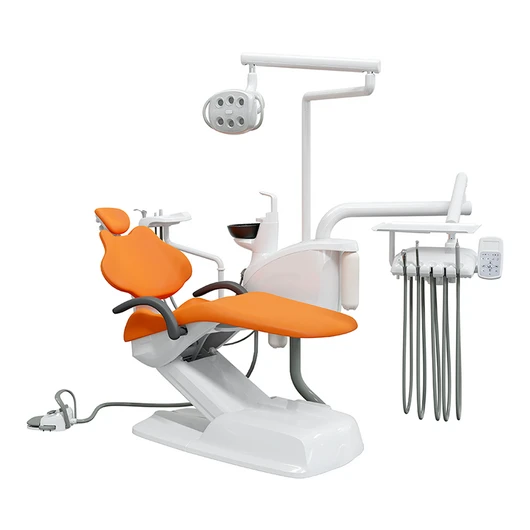 Ajax AJ 15 - стоматологическая установка с нижней подачей инструментов, экокожа/черный U14<span> (Китай)</span> — МедиМакс