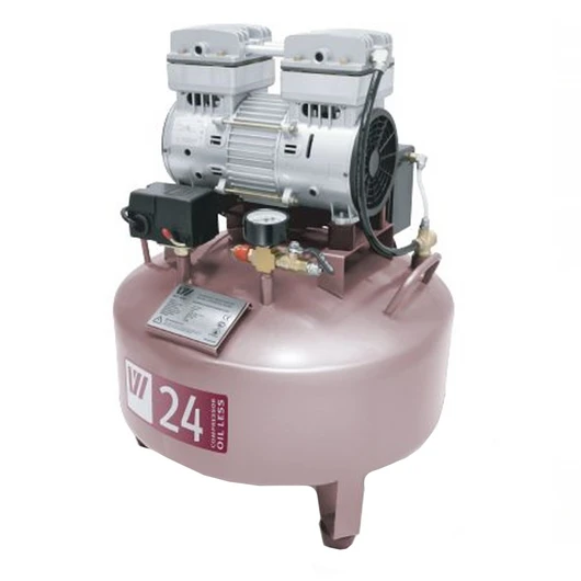WuerWei W-601A - безмасляный компрессор для одной стоматологической установки с ресивером 24 л (85 л/мин)<span> (Китай)</span> — МедиМакс