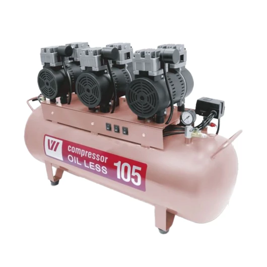 WuerWei W-606 - безмасляный компрессор для 3-х стоматологических установок с ресивером 105 л (255 л/мин)<span> (Китай)</span> — МедиМакс