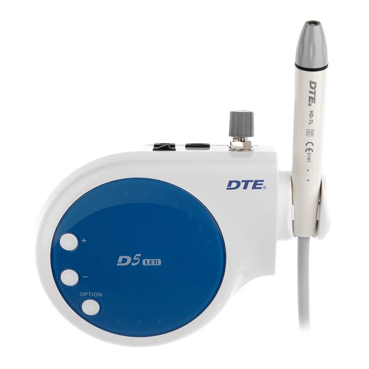DTE D5 LED - портативный ультразвуковой скалер с фиброоптикой, 6 насадок в комплекте<span> (Китай)</span> — МедиМакс