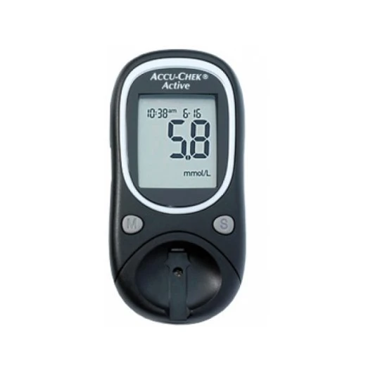 Глюкометр Accu Chek Active, тест-полоски 10 шт., ланцеты 10 шт. — МедиМакс